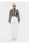 BLUE STRIPED OS SHIRT BLUE STRIPED OS SHIRT