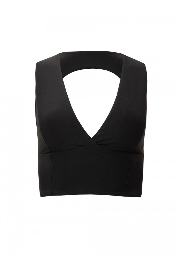 BLACK SPORTS BRA