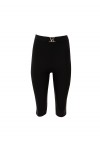BLACK ACTIVE CAPRI PANTS