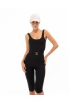 BLACK ACTIVE CAPRI PANTS