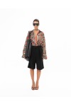 RED FLORAL OS SHIRT