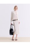 Cream Knit Skirt
