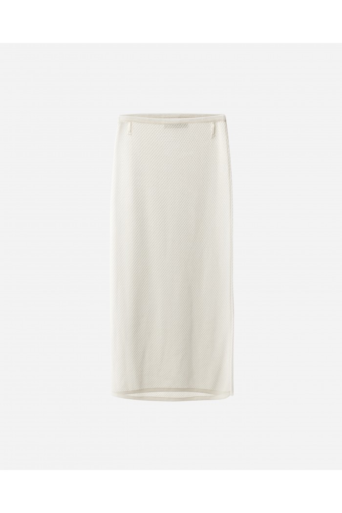 Cream Knit Skirt