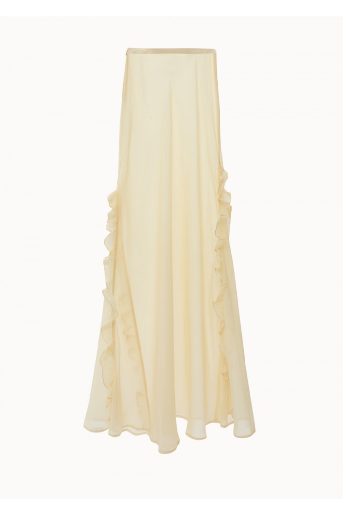 Chamomile Yellow Sheer Skirt