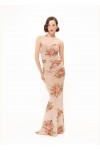Pink Romance Strapless Mesh Dress