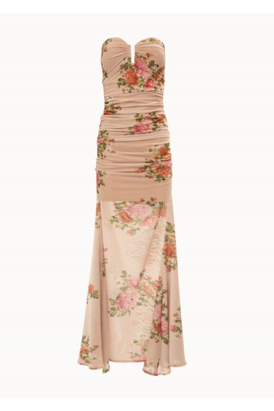 Pink Romance Strapless Mesh Dress Pink Romance Strapless Mesh Dress