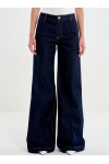 Elena Wide Leg Denim Rinse Jeans