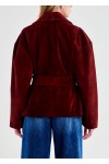 Genuine Leather Kimono Jacket