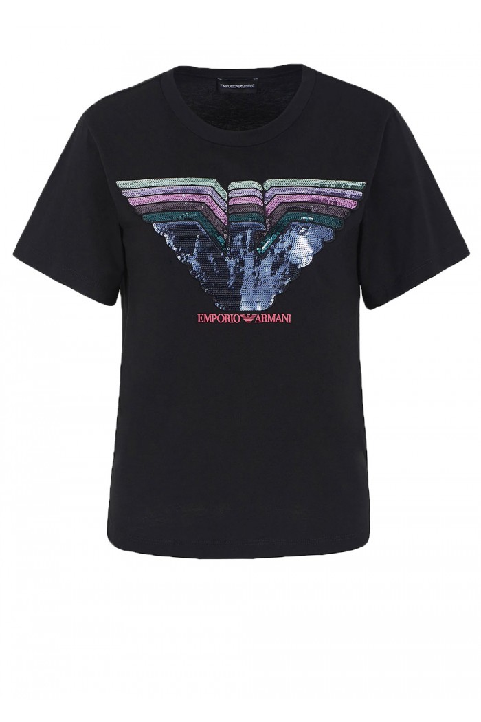 JERSEY T-SHIRT WITH SPLASHES OF COLOUR