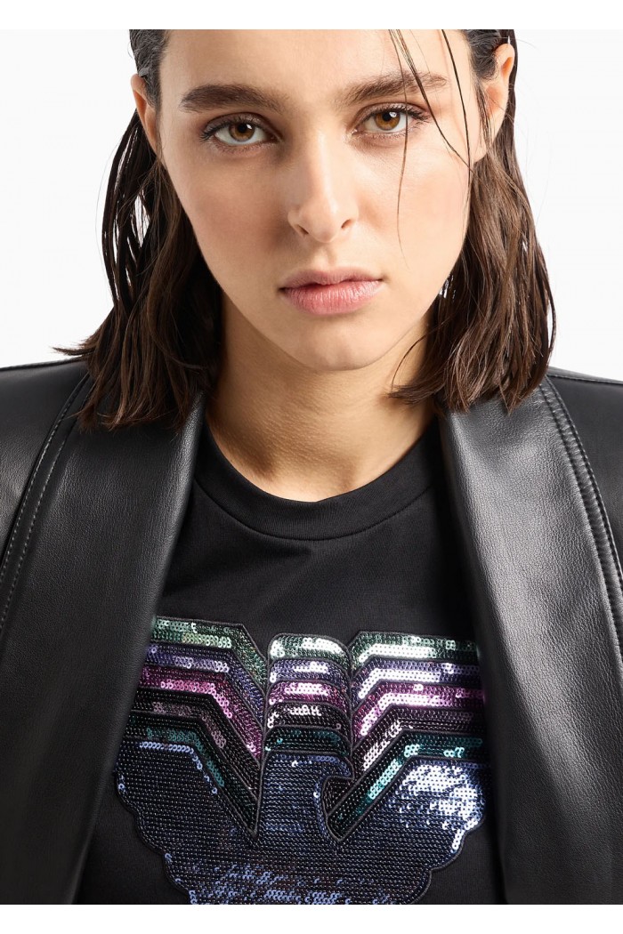 JERSEY T-SHIRT WITH SPLASHES OF COLOUR