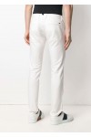 STRETCH COTTON TROUSERS WHITE