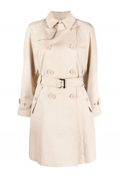 DOUBLE BREASTED TRENCH COAT WATER REPELLENT