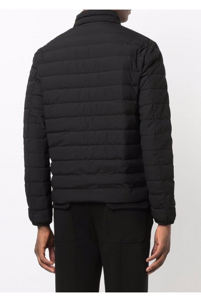 QUILTED NYLON DOWN JACKET BLACK