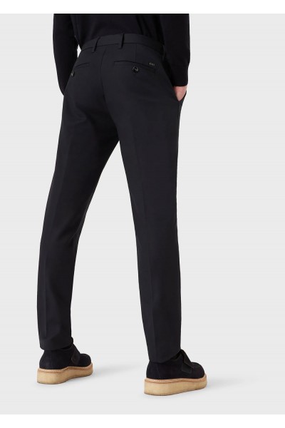 GABARDINE CHINOS BLUE