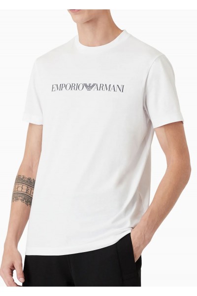 JERSEY T-SHIRT WITH LOGO PRINT JERSEY T-SHIRT WITH LOGO PRINT