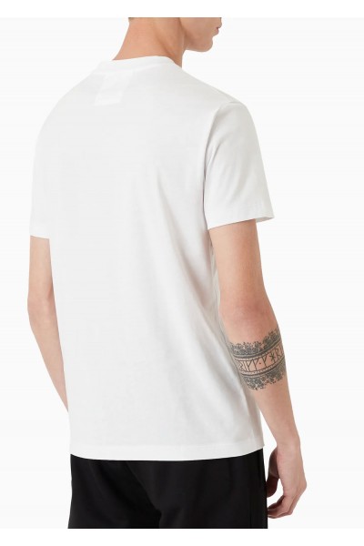 JERSEY T-SHIRT WITH LOGO PRINT