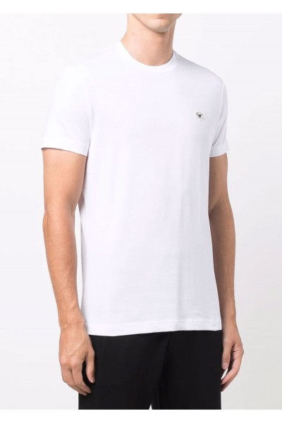 JERSEY T-SHIRT WITH  MICRO LOGO PATCH JERSEY T-SHIRT WITH  MICRO LOGO PATCH