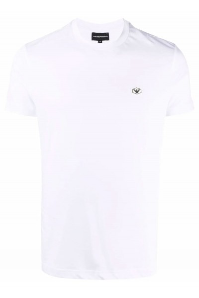 JERSEY T-SHIRT WITH  MICRO LOGO PATCH