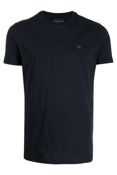 JERSEY T-SHIRT WITH  MICRO LOGO PATCH