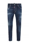 Dark Blue Wash Skater Jeans