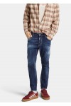 Dark Blue Wash Skater Jeans