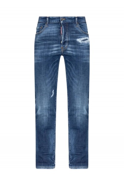 Medium Perfecto Wash Skater Jeans