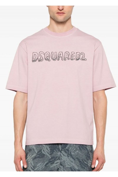 Best Fade Loose Fit Cartoon Logo T-Shirt