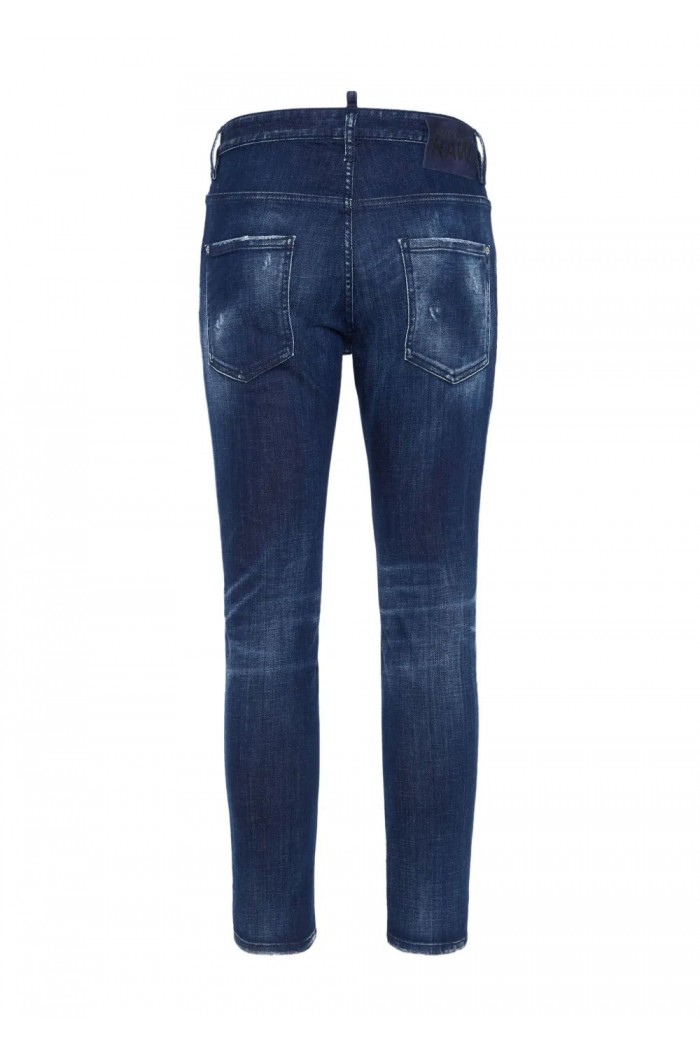 Dark Milky Way Wash Skater Jeans