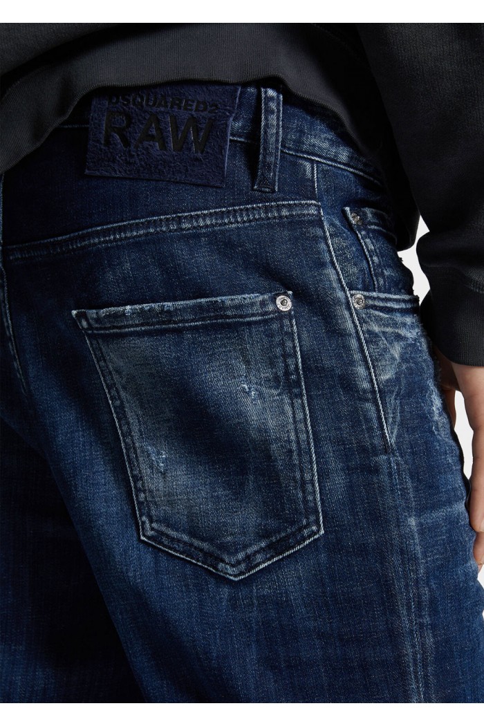 Dark Milky Way Wash Skater Jeans
