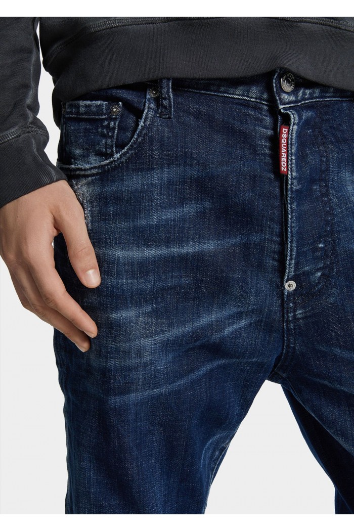 Dark Milky Way Wash Skater Jeans