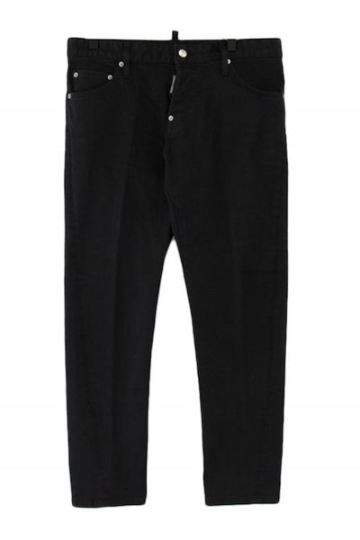 Black Wash Slim Twist Jeans