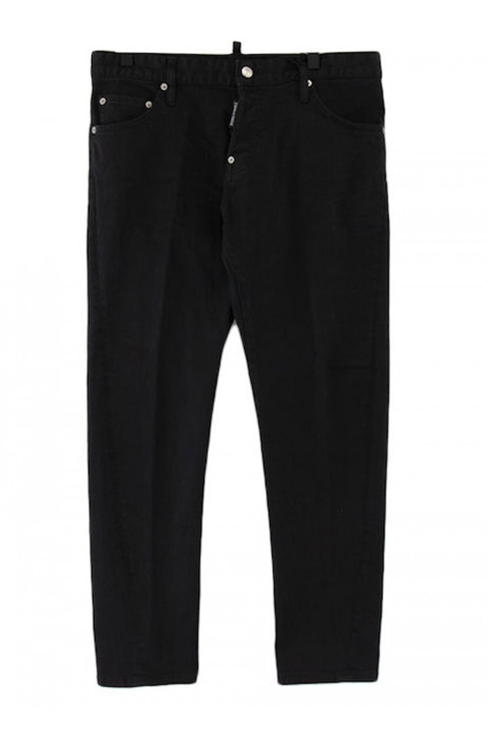 Black Wash Slim Twist Jeans