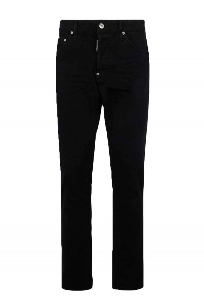 Black Wash Slim Twist Jeans