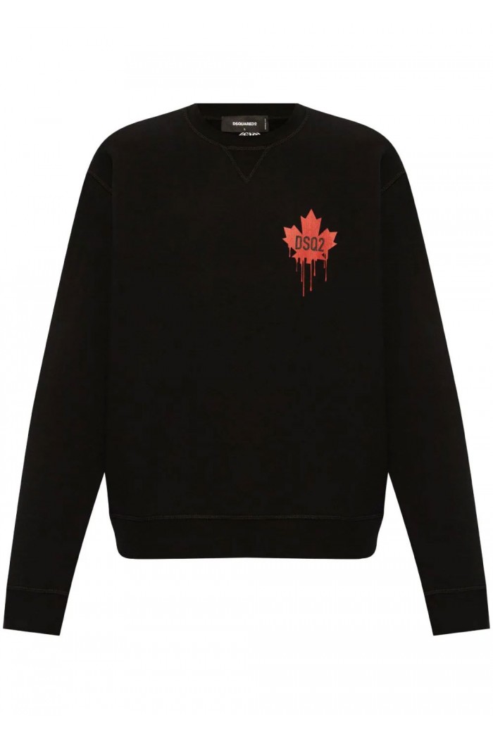 Red Maple Leaf Cool Fit Crewneck Sweatshirt