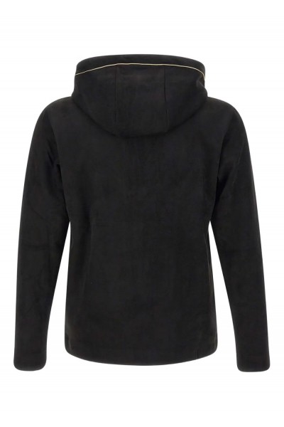 logo-label hooded jacket