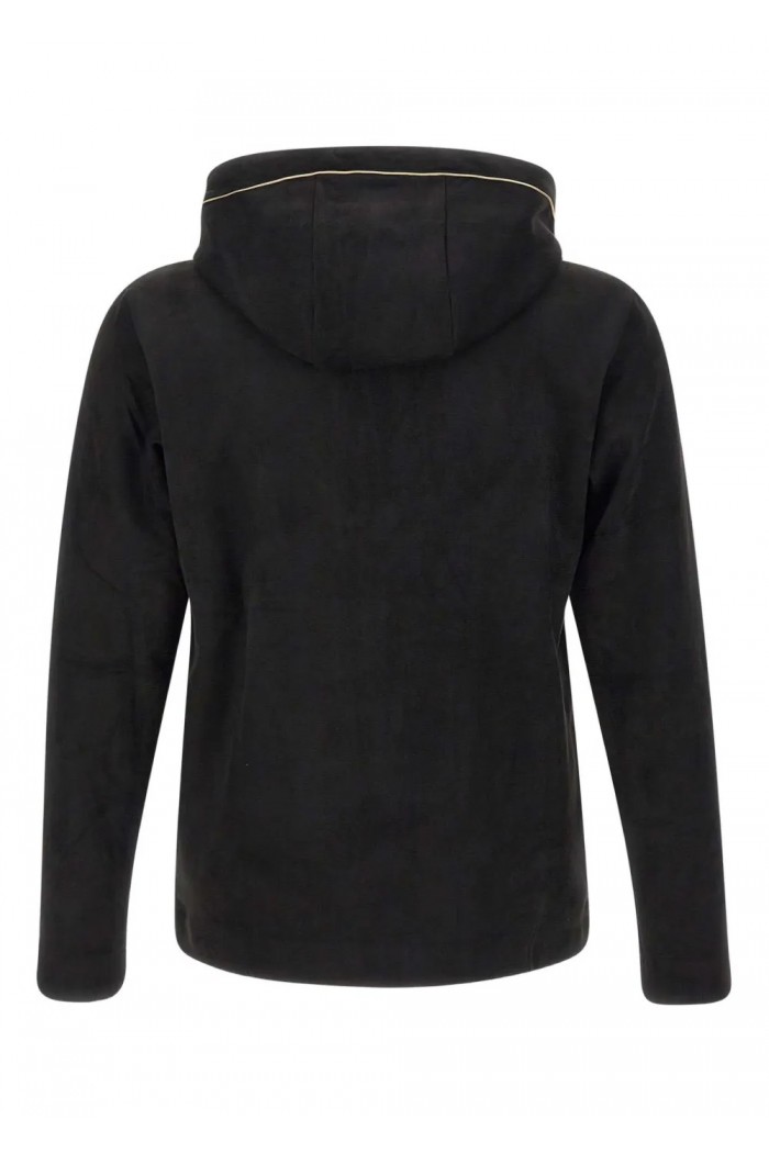 logo-label hooded jacket