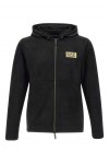 logo-label hooded jacket
