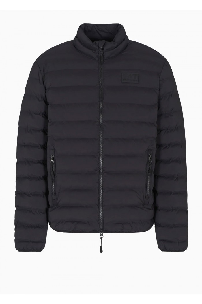 Technical fabric padded jacket