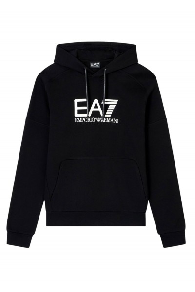 Hoodie with big EA7 logo 