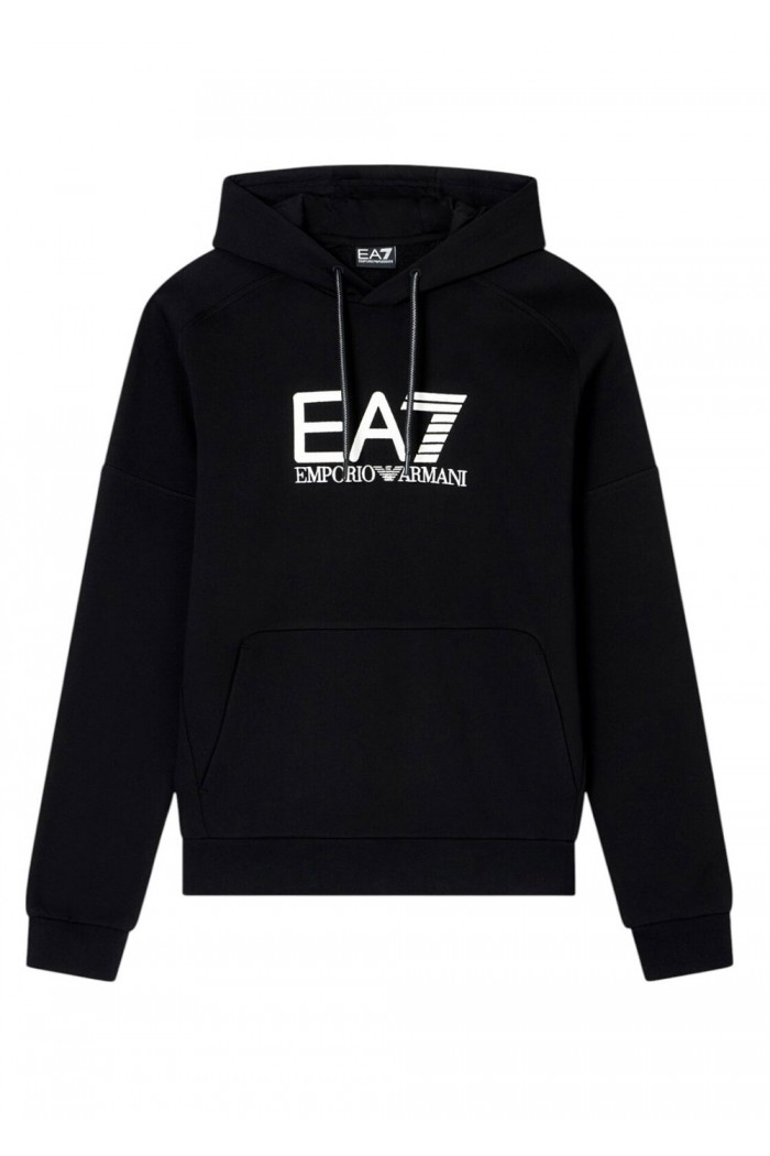 Hoodie with big EA7 logo 