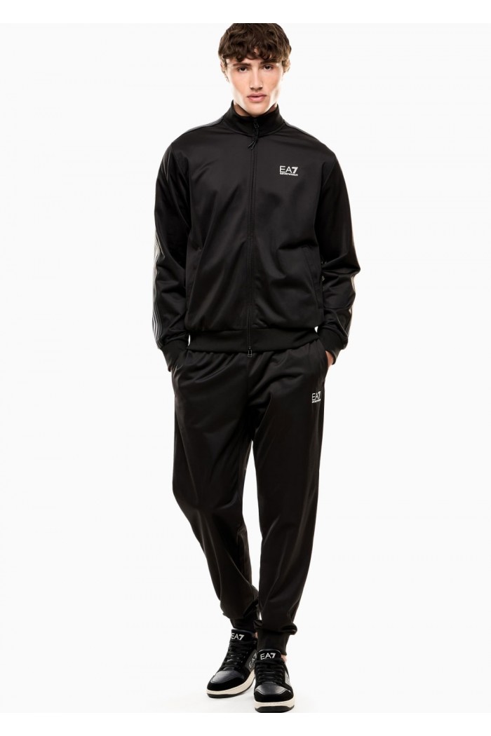Lines tracksuit in recycled technical fabric