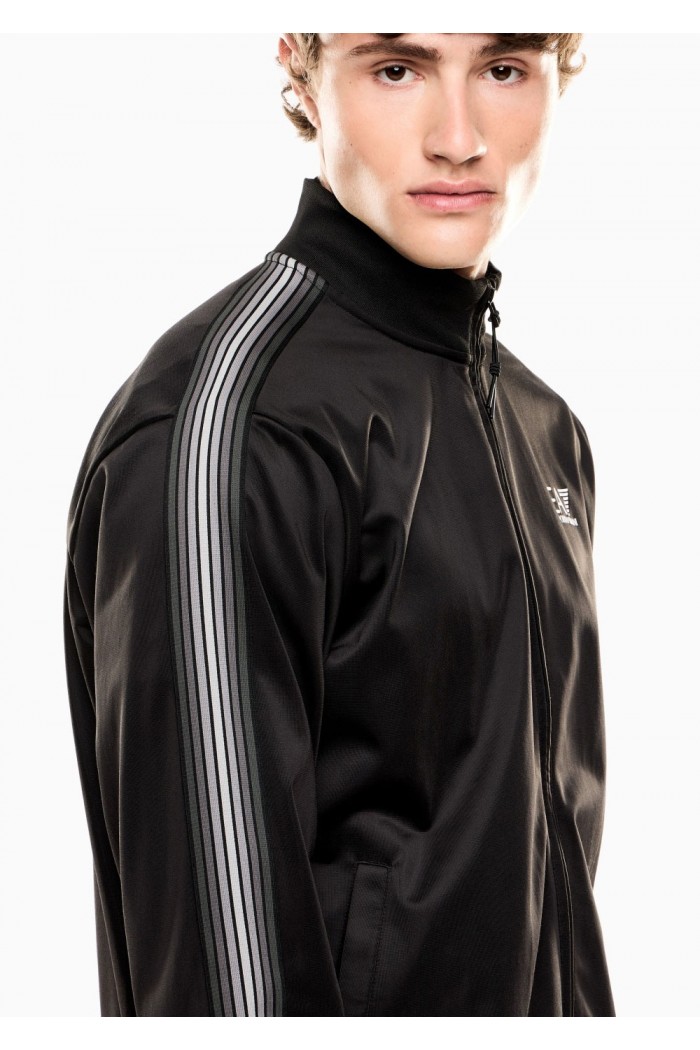 Lines tracksuit in recycled technical fabric