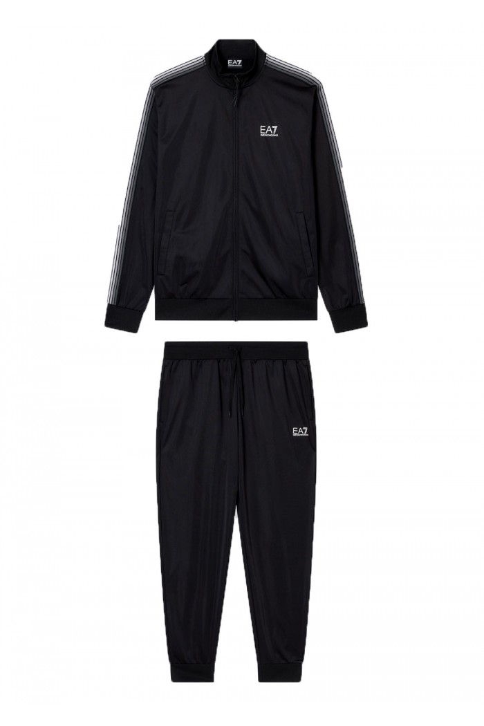 Lines tracksuit in recycled technical fabric