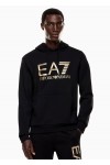 hooded sweatshirt with oversized logo