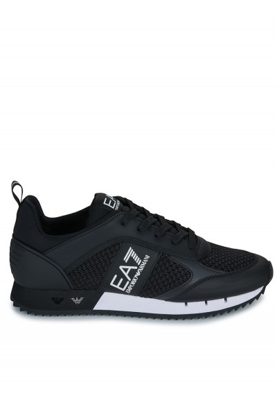 Black and White Carbon Sneakers