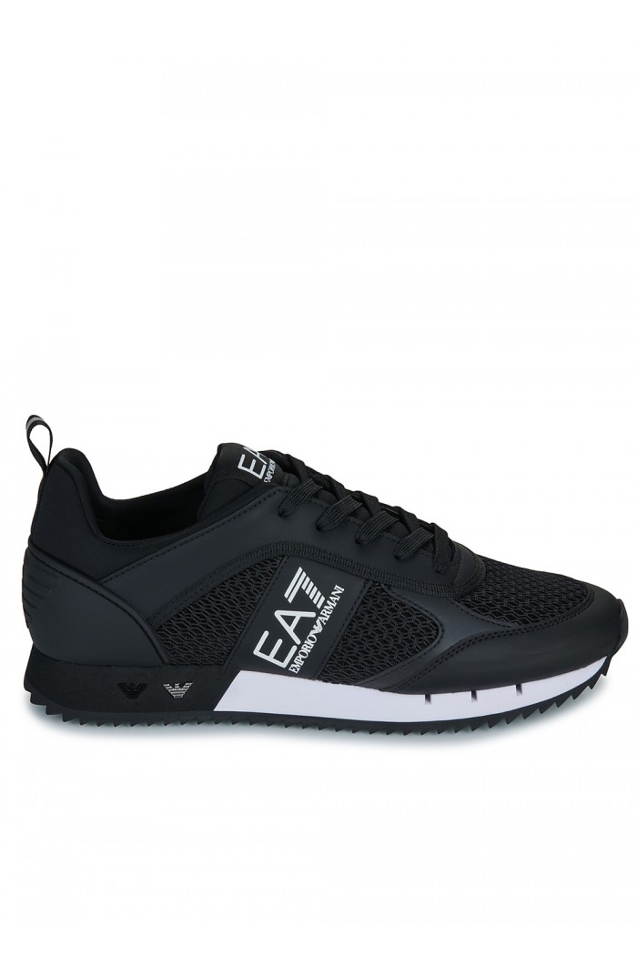 Black and White Carbon Sneakers