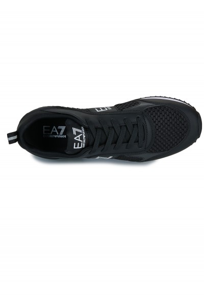 Black and White Carbon Sneakers
