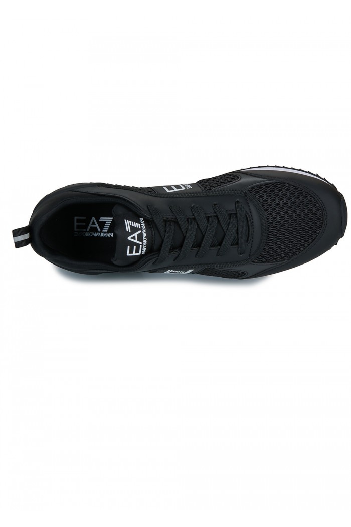 Black and White Carbon Sneakers