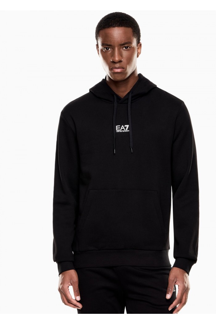  cotton-blend hooded sweatshirt