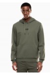  cotton-blend hooded sweatshirt